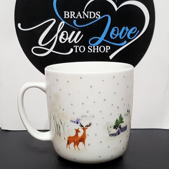 NEW Williams Sonoma Snowy Day Snowman Mug 13 OZ Christmas - Picture 2 of 6